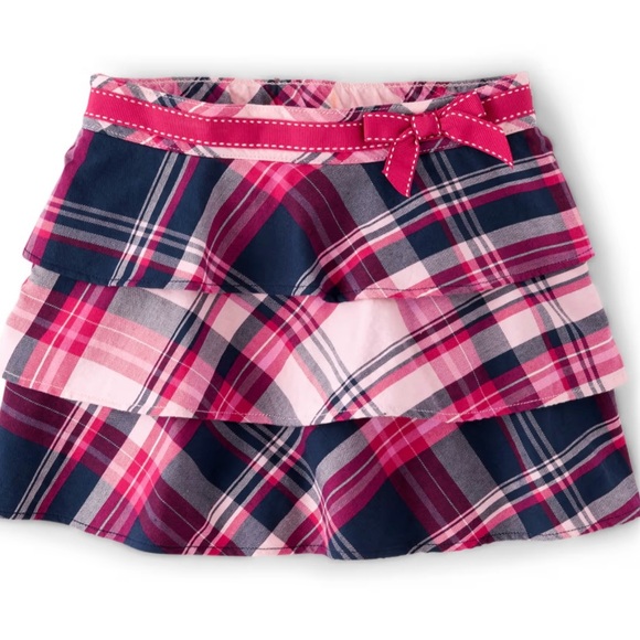 Girls Plaid Tiered Skort - Preppy Puppy , NWT, size 12/18 - Picture 1 of 6